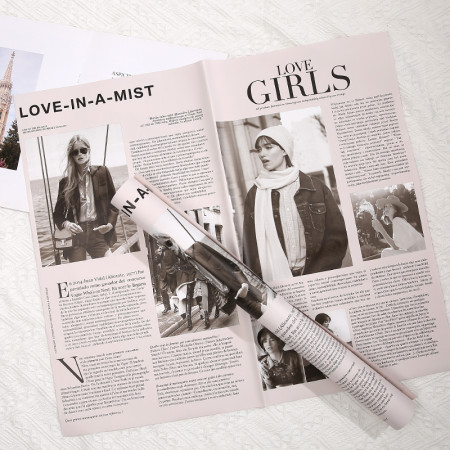 Калька газета "Girls" (20 л.) - #162 Светло-Розовый